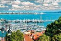 Blick über den Hafen von Cannes