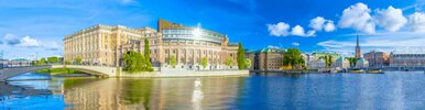 Das Parlament in Stockholm