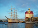 Segelschiff am Hafen von Göteborg
