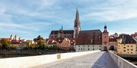 Salzstadl und Stadttor in Regensburg