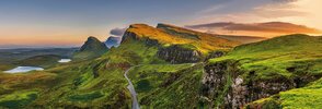 Quiraing Mountains auf der Isle of Skye