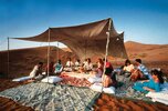 Zeltlager in der Wüste