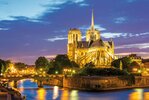 Notre Dame bei Nacht in Paris
