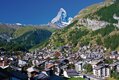 Blick auf Zermatt und Matterhorn