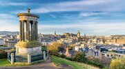 Aussicht vom Calton Hill in Edinburgh