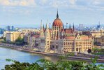 Parlament und Donau in Budapest