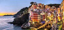 Riomaggiore village at the Cinque Terre, Italy