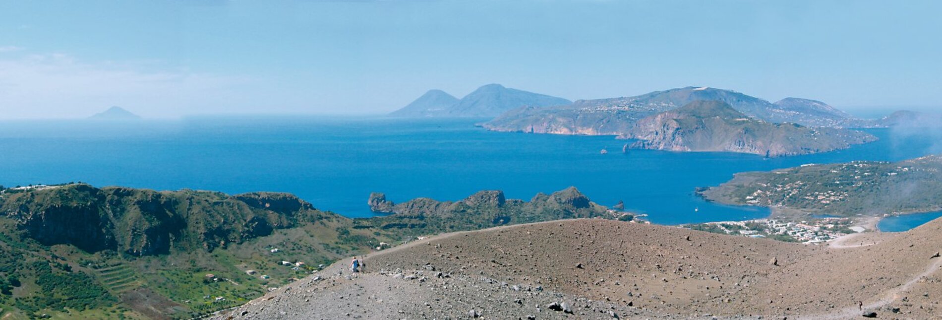 Blick von Vulcano, Panorama