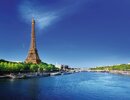 Eiffelturm und Seine in Paris