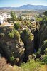 Blick über die Felsen auf Ronda - Weiße Dörfer