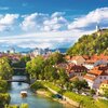 Schloss und Altstadt Ljubljana